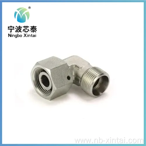 Female Swivel Metric Elbow Hydraulic Fitting Adapter